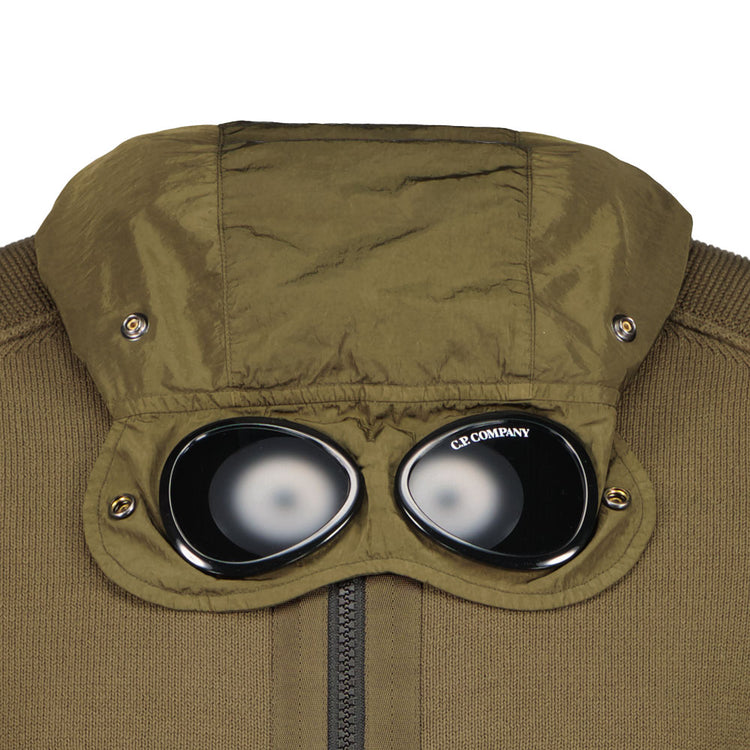 C.P. Junior Zip Up Goggle Hooded Knit - Casual Basement