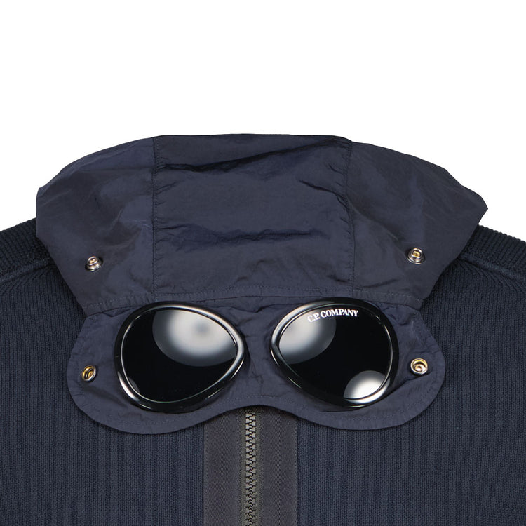 C.P. Junior Zip Up Goggle Hooded Knit - Casual Basement