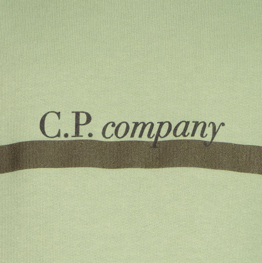 C.P. Junior Italic Stripe Logo Sweatshirt - Casual Basement
