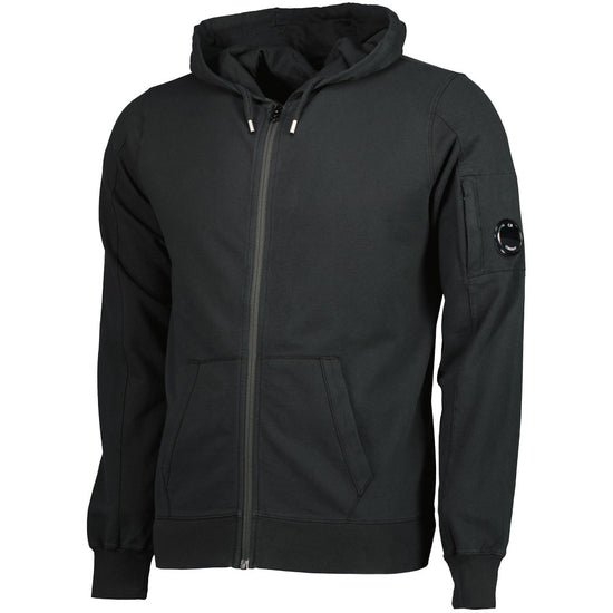 Junior Light Fleece Zip Lens Hoodie - Casual Basement