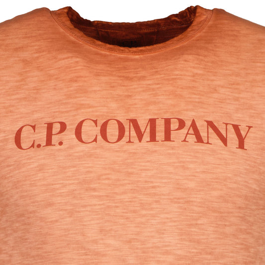 C.P. Junior Re-Colour Logo Print T-Shirt - Casual Basement