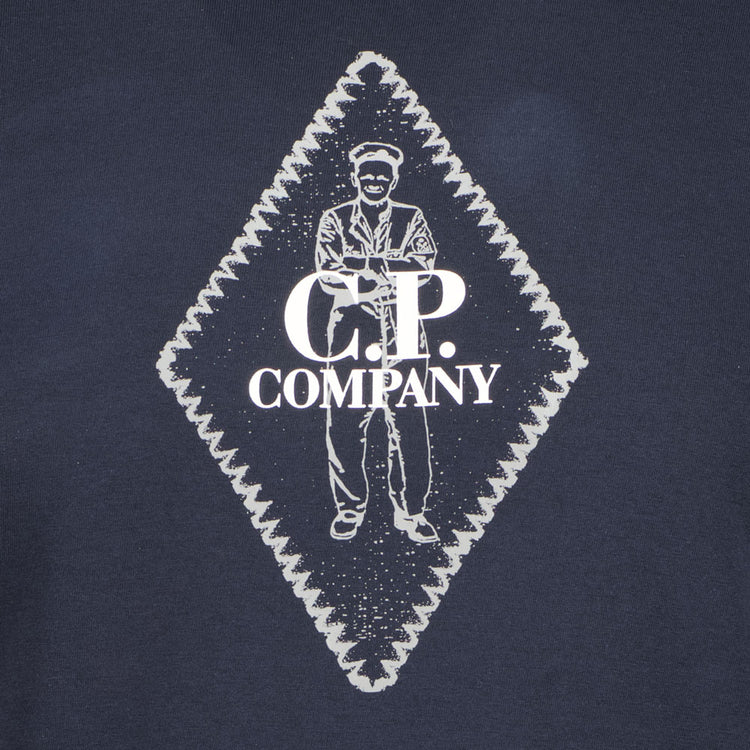 C.P. Junior Diamond Sailor Logo T-Shirt - Casual Basement