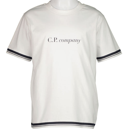 C.P. Junior Italic Logo T-Shirt - Casual Basement