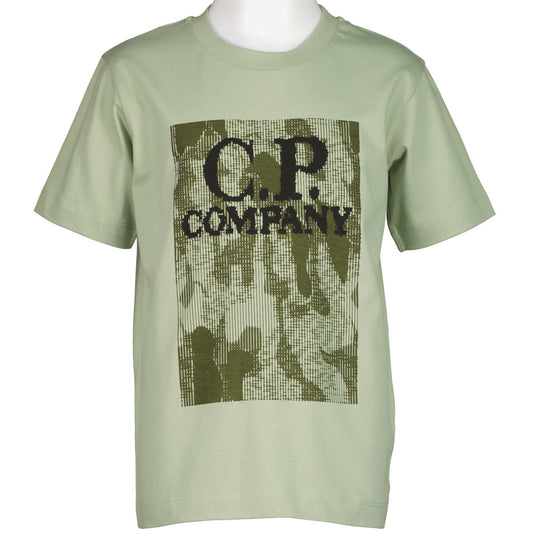 C.P. Junior Camo Logo T-Shirt - Casual Basement