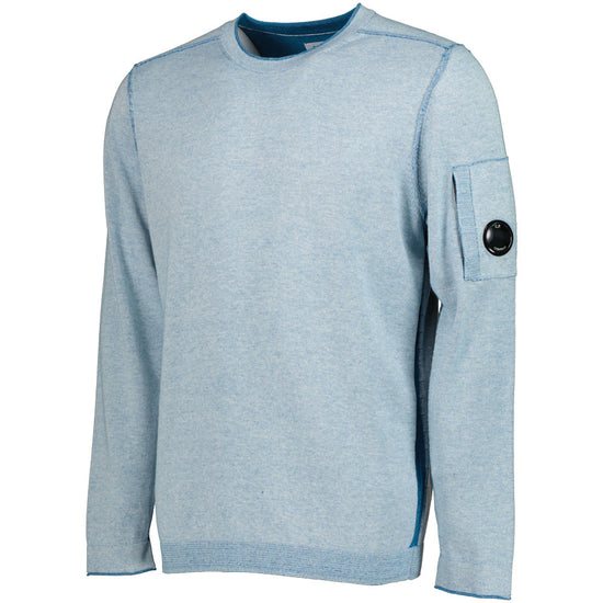 C.P. Double Face Vanisé Crewneck Lens Knit - Casual Basement