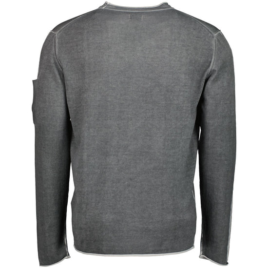 C.P. Crewneck Cotton Crepe Lens Knit - Casual Basement