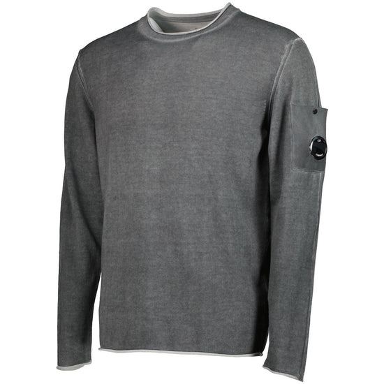 C.P. Crewneck Cotton Crepe Lens Knit - Casual Basement