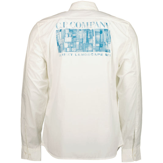 Popeline Graphic Print Shirt - Casual Basement