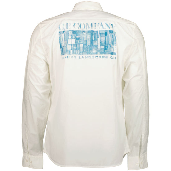 Popeline Graphic Print Shirt - Casual Basement