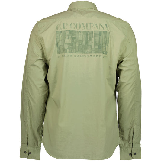 Popeline Graphic Print Shirt - Casual Basement
