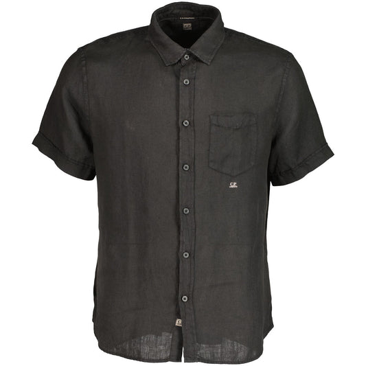 C.P. Short Sleeve Linen Shirt - Casual Basement