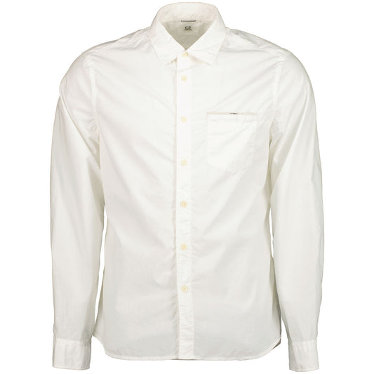 C.P. Long Sleeve Pocket Logo Shirt - Casual Basement