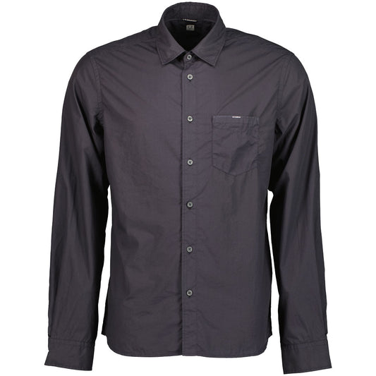 C.P. Long Sleeve Pocket Logo Shirt - Casual Basement