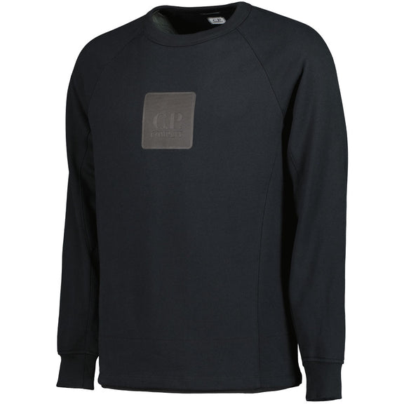 スウェット・トレーナー C.P. COMPANY BLACK STRETCH COTTON SWEATSHIRT 10cmss048a-999_Sports_576x.jpg