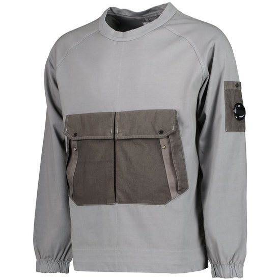 C.P. Mixed Heavy Jersey Lens Sweatshirt - Casual Basement