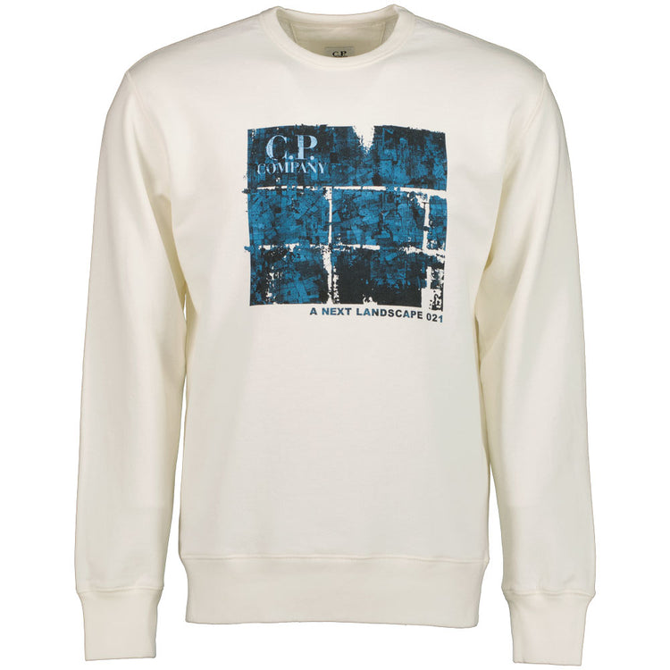 C.P. Crewneck Graphic Print Sweatshirt - Casual Basement