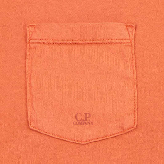 C.P. Logo Print Pocket T-Shirt - Casual Basement