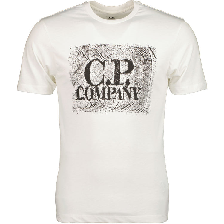 C.P. Chest Logo Jersey T-Shirt - Casual Basement