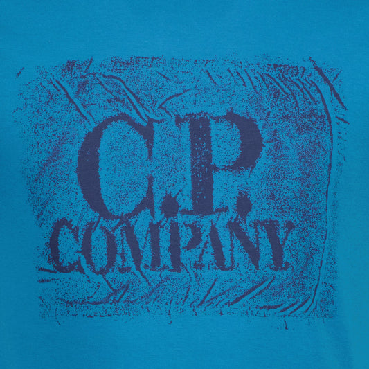 C.P. Chest Logo Jersey T-Shirt - Casual Basement