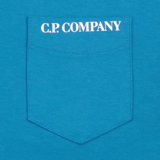C.P. Logo Print Pocket T-Shirt - Casual Basement