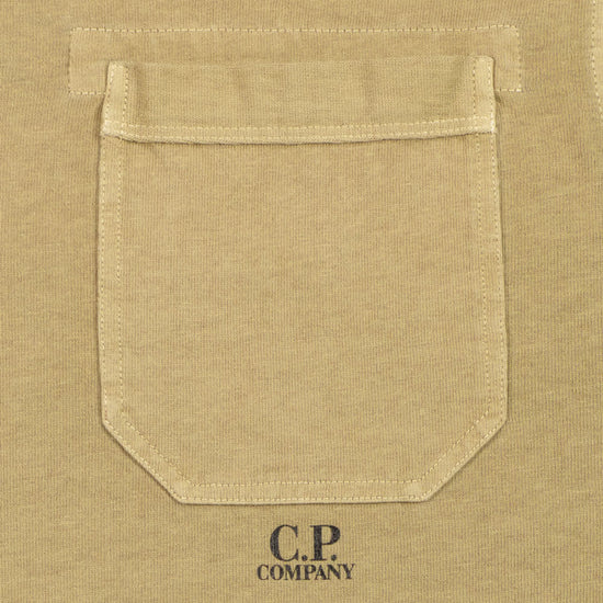 C.P. Logo Print Pocket T-Shirt - Casual Basement