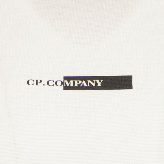 C.P. Micronet Piqué Logo Print T-Shirt - Casual Basement