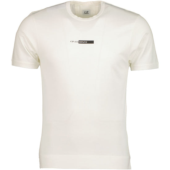C.P. Micronet Piqué Logo Print T-Shirt - Casual Basement