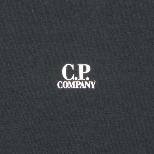 C.P. Button Up Logo Print T-Shirt - Casual Basement