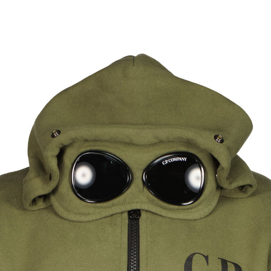 Junior Goggle Hooded Zip Sweatshirt - Casual Basement