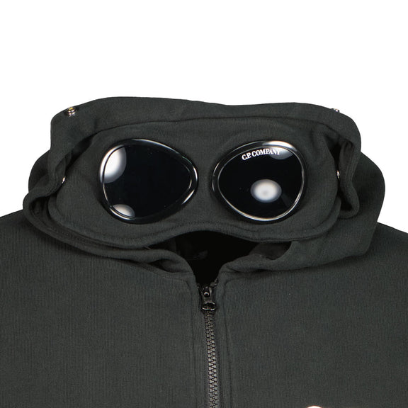 トップス C.P. COMPANY GOGGLE SWEATSHIRT BLACK L C.P. Company Kids Goggles-detail zip-up Hoodie | Black | FARFETCH
