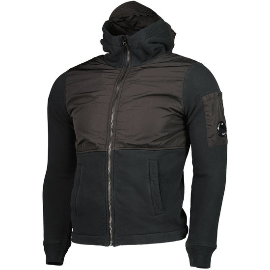 Junior Mixed Hooded Lens Zip Sweatshirt - Casual Basement