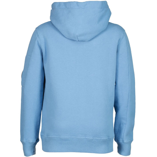 Junior Fleece Logo Print Lens Hoodie - Casual Basement