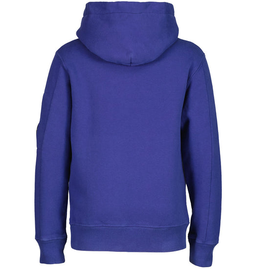 Junior Fleece Logo Print Lens Hoodie - Casual Basement