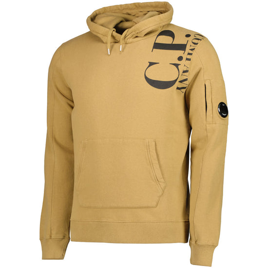 Junior Fleece Logo Print Lens Hoodie - Casual Basement