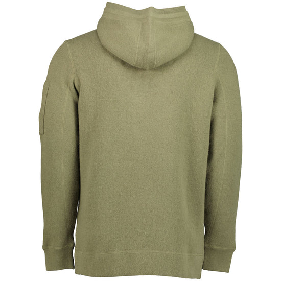 Lambswool Double Knit Lens Hoodie - Casual Basement