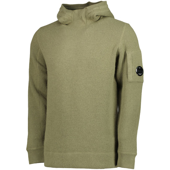 Lambswool Double Knit Lens Hoodie - Casual Basement