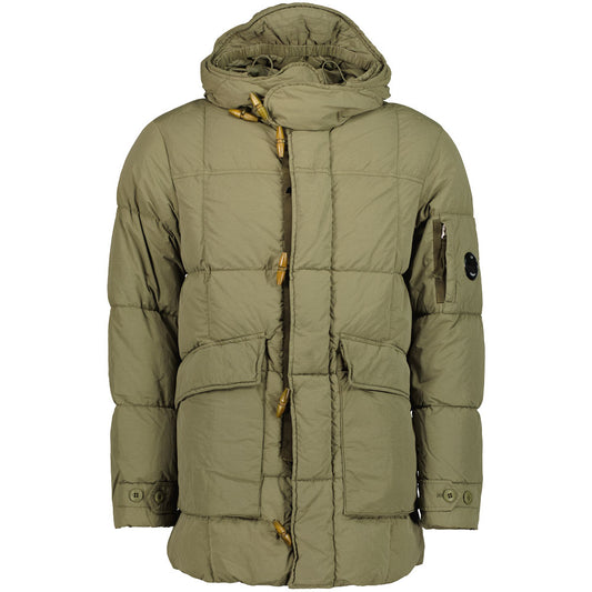 Long Flatt Nylon Down Lens Jacket - Casual Basement