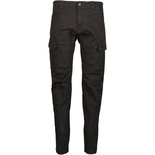 Stretch Satin Logo Patch Cargos - Casual Basement
