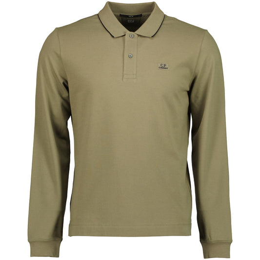 Long Sleeve Stretch Piquet Polo Shirt - Casual Basement