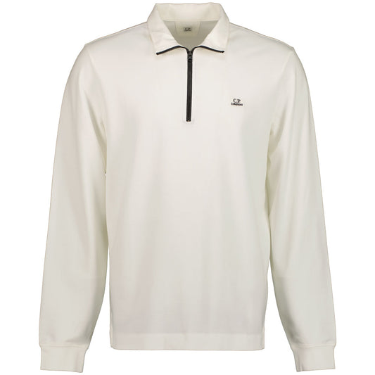 Long Sleeve Stretch Piquet Zip Polo - Casual Basement