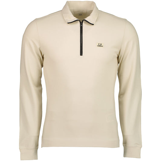 Long Sleeve Stretch Piquet Zip Polo - Casual Basement