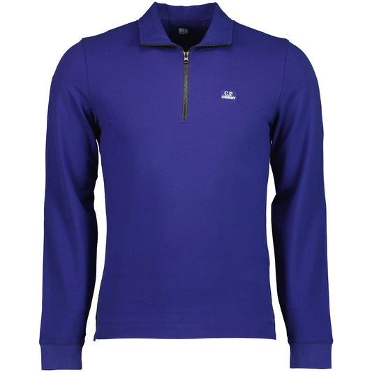 Long Sleeve Stretch Piquet Zip Polo - Casual Basement