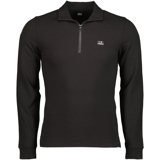 Long Sleeve Stretch Piquet Zip Polo - Casual Basement