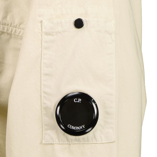 Gabardine Popover Hooded Lens Overshirt - Casual Basement