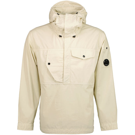 Gabardine Popover Hooded Lens Overshirt - Casual Basement