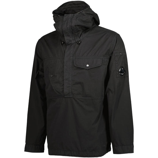 Gabardine Popover Hooded Lens Overshirt - Casual Basement