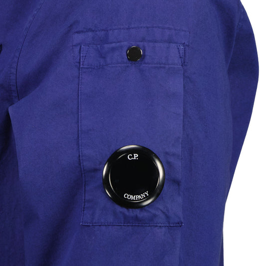 Gabardine Zip Up Lens Overshirt - Casual Basement