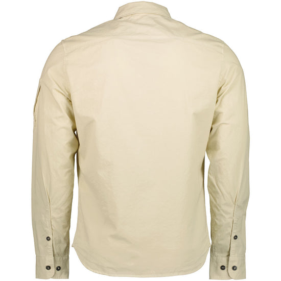 Gabardine Zip Up Lens Overshirt - Casual Basement