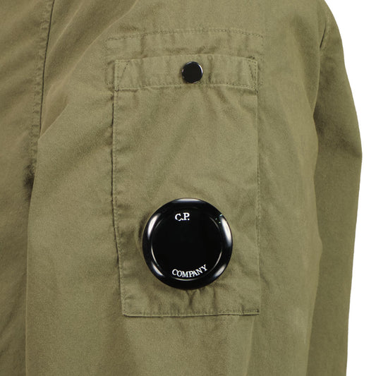 Gabardine Zip Up Lens Overshirt - Casual Basement