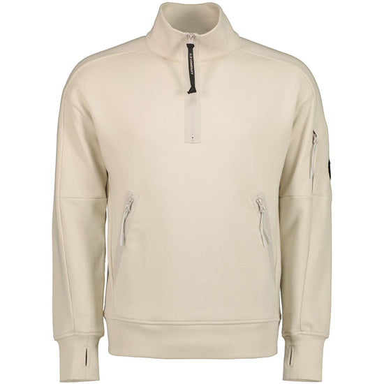 Quarter Zip Lens Fleece Sweatshirt - Casual Basement